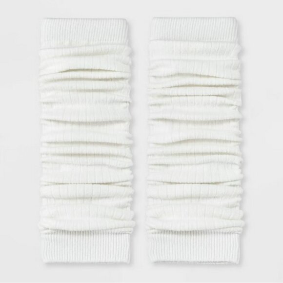 Women's Ribbed Supersoft Leg Warmer Boot Socks - Universal Thread Ivory 4-10 - Picture 4 of 4